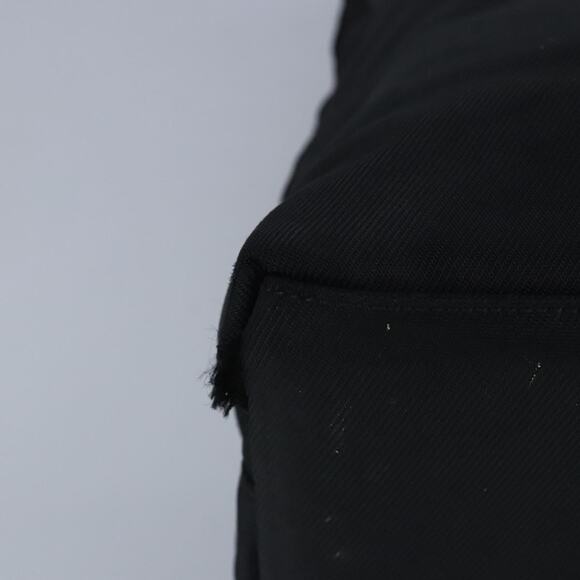 GUCCI Bamboo Hand Bag Nylon Black Silver - Picture 12 of 16